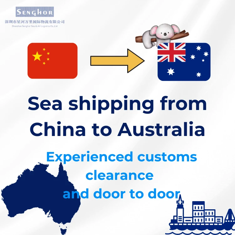 Merikuljetukset Kiinasta Australiaan
